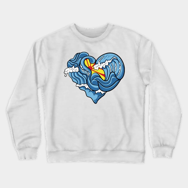 ocean love Crewneck Sweatshirt by PlasticGhost